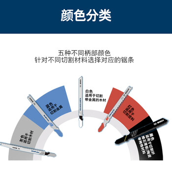 博世（BOSCH）曲线锯条T118A（5条装）金属切割（经济效益型） 工作长度66mm