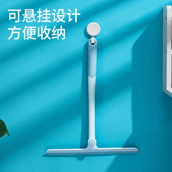 柏图佳擦玻璃神器高层窗外擦窗器玻璃刮镜子台面双面玻璃刮水器白蓝随机