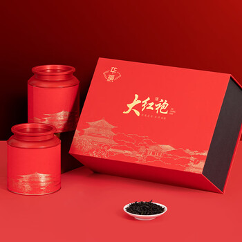 鸿韵清新乌龙茶武夷岩茶大红袍 特级茶叶端午父亲节送礼物礼盒装300g