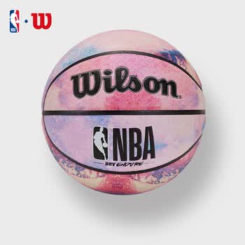 Wilson威尔胜NBA扎染系列图案随机青少年儿童礼物室内外5号篮球6-12岁