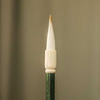 一海堂 文化文房四宝 笔墨纸砚礼盒兼毫狼毫羊毫毛笔 镇尺墨条笔搁 国庆中秋节文房套装 珍藏文房套装（蓝）