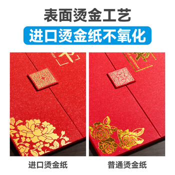 DSB（迪士比）12k珠光纹三折页聘书 任命书聘书外壳公司员工颁奖证书 蓝色5本装【附10张内芯】050878