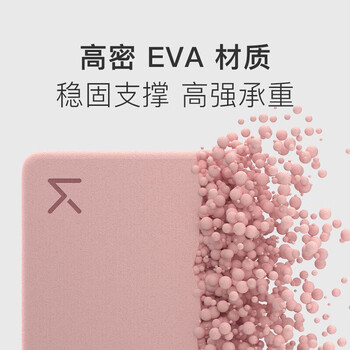 Keep 瑜伽砖辅助拉伸磨砂稳固防滑瑜伽舞蹈EVA环保材质 灰烟粉一对装 Keep 瑜伽砖辅助拉伸磨砂稳固防滑瑜伽舞蹈EVA环保材质 灰烟粉一对装