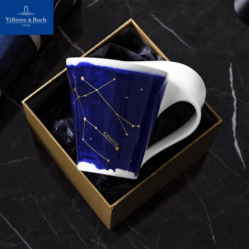 德国唯宝（Villeroy&Boch）马克杯星座杯咖啡杯高级情侣杯子水杯陶瓷杯新婚礼物白羊座300ml