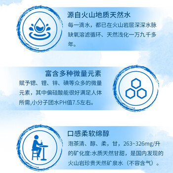 椰树 长寿泉 国宝 饮用天然弱碱性含锶 矿泉水500ml*24瓶/箱