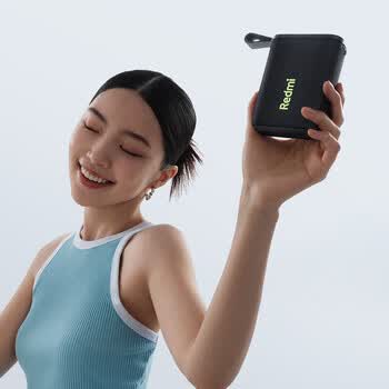 小米Redmi 蓝牙音箱 黑色 小米音箱音响 长续航 IP67防尘防水 户外便携音响低音炮