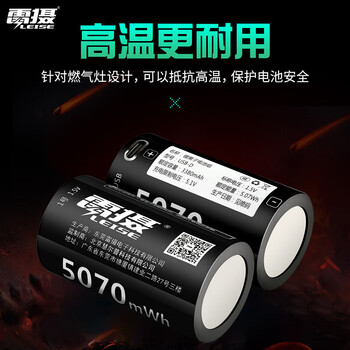 雷摄(LEISE)充电电池 1号/D型/Type-C锂电池5070mWh(2节)盒装 1.5V恒压大容量 适用:燃气灶/热水器/手电筒等 雷摄(LEISE)充电电池 1号/D型/Type-C锂电池5070mWh(2节)盒装 1.5V恒压大容量 适用:燃气灶/热水器/手电筒等