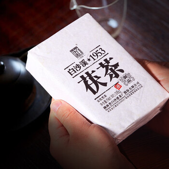 白沙溪茶叶安化黑茶御品茯砖湖南特产2021年金花茯砖茶318g盒装 白沙溪茶叶安化黑茶御品茯砖湖南特产2021年金花茯砖茶318g盒装