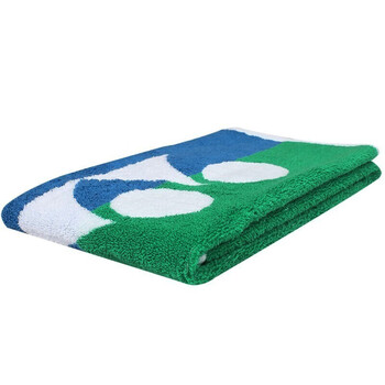 尤尼克斯YONEX运动毛巾柔软吸汗浴巾棉质AC1213CR蓝绿40*100CM