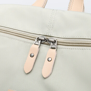 第九城（V.NINE）双肩包女士防泼水旅行背包15.6英寸电脑包大学生中学生书包男生