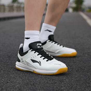 李宁（LI-NING）羽毛球鞋男女情侣款火箭鞋网球鞋乒乓球鞋贴地飞行运动鞋