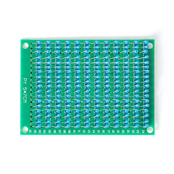 诺然 直插元件焊接练习板 新手焊接练习教学实习套件 配2张板350只电阻