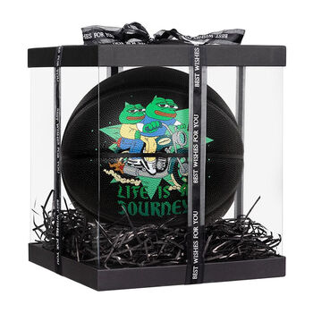 格炫维悲伤蛙篮球jrs悲伤蛙联名款笑脸蛙篮球室内外pu7号成人蓝球生日