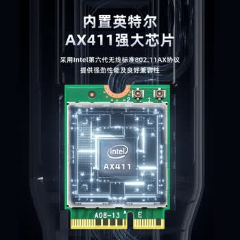 EB-LINK Intel AX411芯片笔记本无线网卡5374M M.2 CNVIo2接口WiFi6E千兆三频网卡蓝牙5.3电脑内置模块