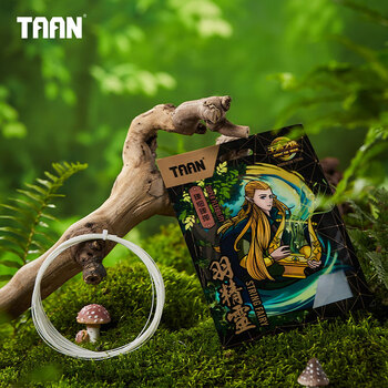 Taan泰昂羽毛球线高弹炫音羽拍专业线击球清脆羽精灵浅湖蓝单条