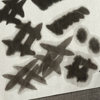 漢墨熟宣用纸 四尺三开100张学生初学者毛笔书法练习纸 文房四宝熟宣国画工笔画纸