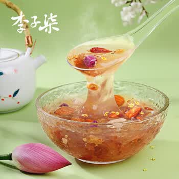李子柒桂花坚果藕粉258g/罐 代餐方便速食营养早餐果干蜜饯羹 