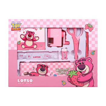 迪士尼（Disney）文具套装 小学生文具礼盒 女孩生日礼物学习用品 幼儿园文具大礼包 草莓熊DM6049T1