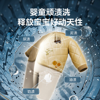 美的（Midea）1KG波轮内衣迷你洗衣机全自动 家用小型懒人洗衣机婴儿洗衣机高温杀菌洗漂脱一体MNB10-03WE