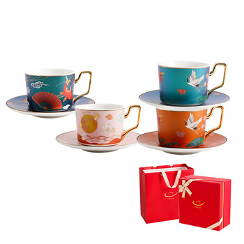 vidsel高颜值咖啡杯礼盒装新婚礼物轻奢情侣杯子礼盒闺蜜结婚乔迁伴手礼