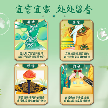 金纺国风洗衣留香珠新包装20g*2 (老包装25g*2两种香型随机发货)