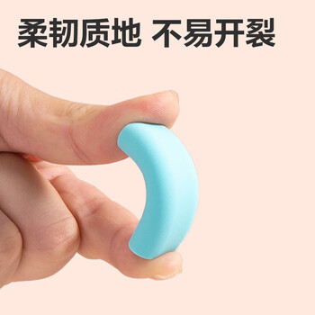 得力（deli）纳米净橡皮擦 易擦少屑 不易留痕学生橡皮擦  单块装 VP195 大号 颜色随机