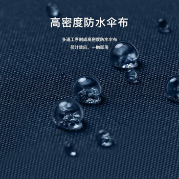 美度（MAYDU） 加大防风伞三人雨伞长柄晴雨伞耐用时尚简约 自动 M1153 墨绿色