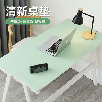 帝伊工坊超大皮革办公游戏鼠标垫课桌写字垫书桌垫餐桌垫键盘垫 小清新加厚防水防污耐磨 600*400大号加厚