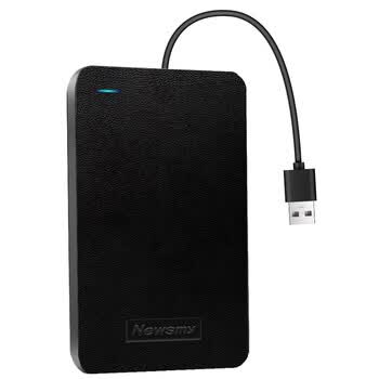 纽曼（Newsmy）500GB 移动硬盘机械 星云塑胶S系列 USB3.0 机线一体 2.5英寸 星空黑  稳定耐用 大U盘