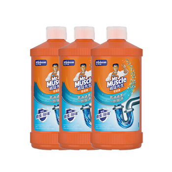 威猛先生管道疏通剂500ml*3瓶 下水道疏通剂 马桶卫生间管道疏通 威猛先生管道疏通剂500ml*3瓶 下水道疏通剂 马桶卫生间管道疏通