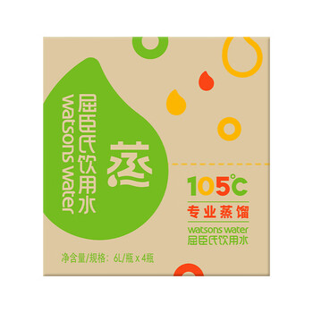 屈臣氏蒸馏水纯净水6L*4桶整箱大桶装水饮用水家庭装泡茶煲汤 屈臣氏蒸馏水纯净水6L*4桶整箱大桶装水饮用水家庭装泡茶煲汤