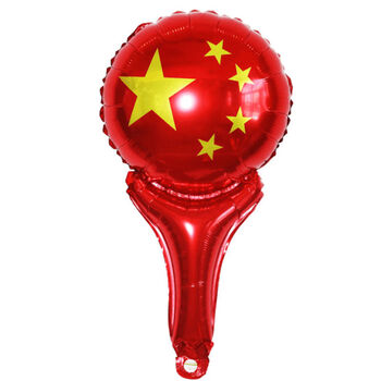 国庆装饰小国旗手持手摇旗幼儿园奖励小礼物国庆节胸针国旗徽章运动会