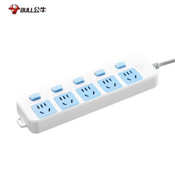 公牛（BULL）GN-316 插座/插线板/插排/接线板/拖线板 5位分控全长1.8米