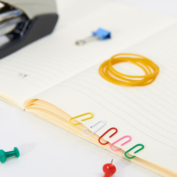 晨光（M&G）办公品套装(19mm长尾夹10枚彩色工字钉50枚回形针100枚橡胶圈40枚)/盒ASC99360