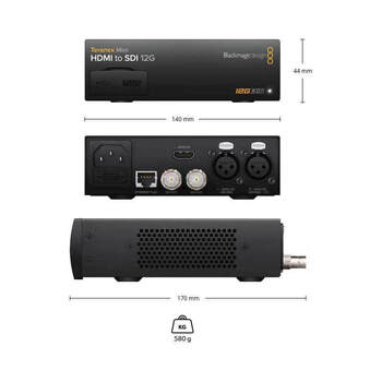 blackmagic design Teranex Mini HDMI to SDI 12G 数字高清4k视频转换器 转换盒 12G机架式转换器