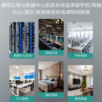 广昌兴万兆多模光纤跳线fc-fc 2m OM3双芯尾纤 阻燃低烟无卤LSZH耐弯折抗弯曲跳纤收发器光模块连接线