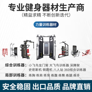 亿迈综合训练器专业健身房器材MZM-002A直臂夹胸训练器