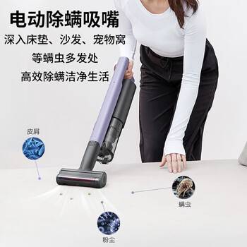 松下（Panasonic）吸尘器 家用无线手持除螨扫地机 轻量机身强劲吸力 地毯猫狗全屋吸毛除毛  MC-A10V