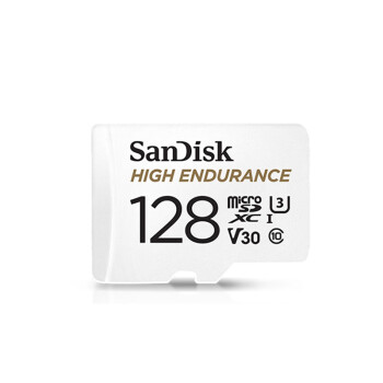 闪迪（SanDisk）128GB TF（MicroSD）内存卡 4K V30 U3 行车记录仪&安防监控内存卡 读速100MB/s 家庭监控存储卡