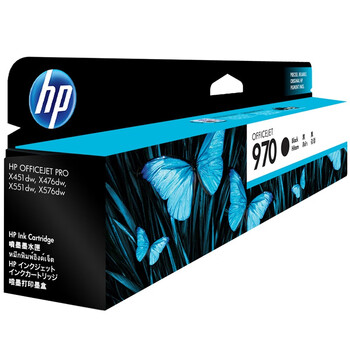 惠普（HP）970墨盒黑色标准容量 原装墨盒适用x451dw/551dw/476dw/576dw打印机（约3000页）