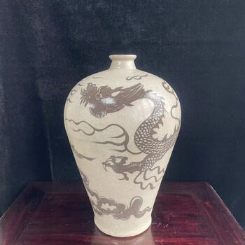 元代白龙纹梅瓶品牌及商品- 京东