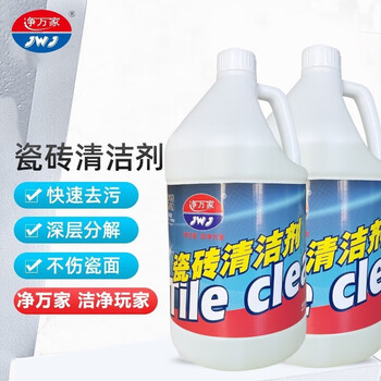 净万家 瓷砖清洁剂 浴室卫浴地板地砖装修水泥水垢锈迹除垢 3.785L