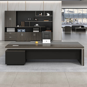 擎宅老板桌办公桌总裁桌大班台主管桌经理桌新中式桌椅 1.8米老板桌椅 擎宅老板桌办公桌总裁桌大班台主管桌经理桌新中式桌椅 1.8米老板桌椅