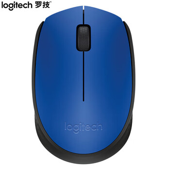 罗技（Logitech）无线鼠标 办公鼠标对称兼容多系统USB2.4G接收器笔记本电脑小巧便携家用企业 M170/M171 颜色随机