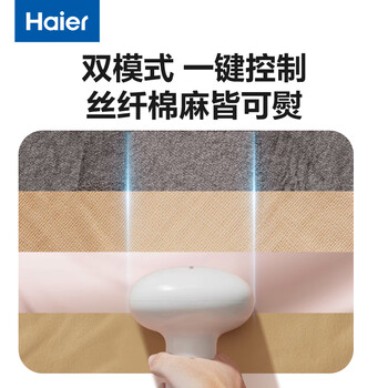 海尔（Haier）快出门Pro手持挂烫机23g/min爆炸蒸汽250ml升级拆卸水箱家用小型携式平价旅行熨衣机HY-GW2502W