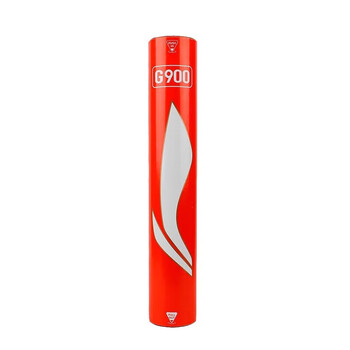 李宁（LI-NING）羽毛球G900鹅毛球羽联比赛专用球耐打飞行稳定一筒12只装77速