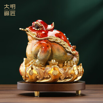 銅製 金蟾 茶寵 書斎 蟾鎮 文鎮 装飾品 工芸品 美術品 銅製 金蟾 茶寵 書斎 蟾鎮 文鎮 装飾品 工芸品 美術品