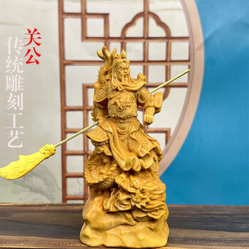 黄杨木雕财神价格报价行情- 京东