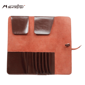 马蒂尼水彩笔旅行笔袋户外便携写生画笔皮包小牛皮复古风MGD-02