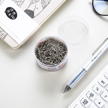 晨光（M&G）3#镀镍大头针服装裁剪定位针办公固定针100g/筒ABS92601 1筒